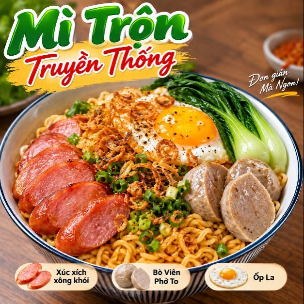 Mì Trộn Truyền Thống